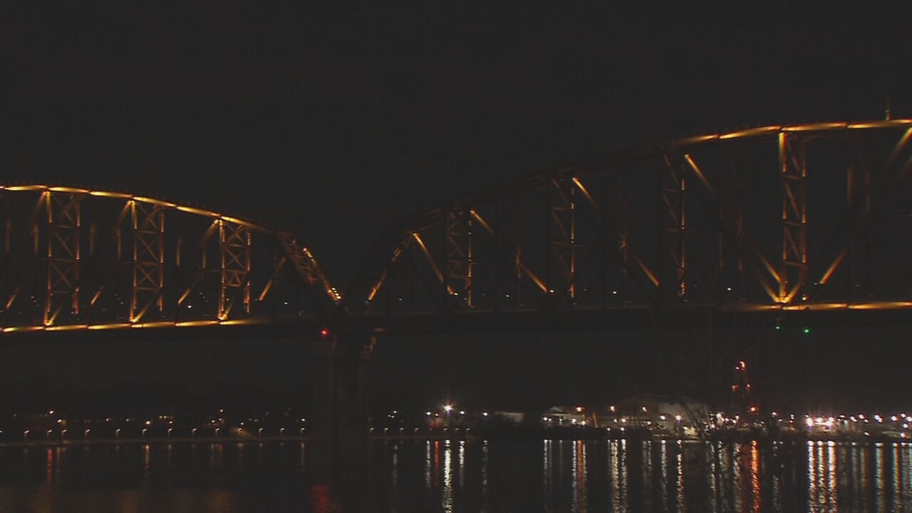 Louisville's Big Four Bridge going gold for Childhood Cancer Awareness Month